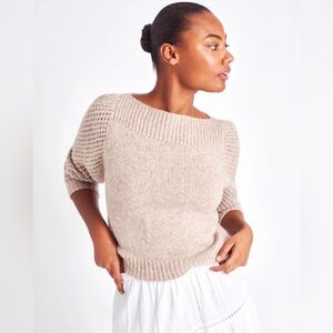 LoveShackFancy Rosie Heritage Pullover Sweater